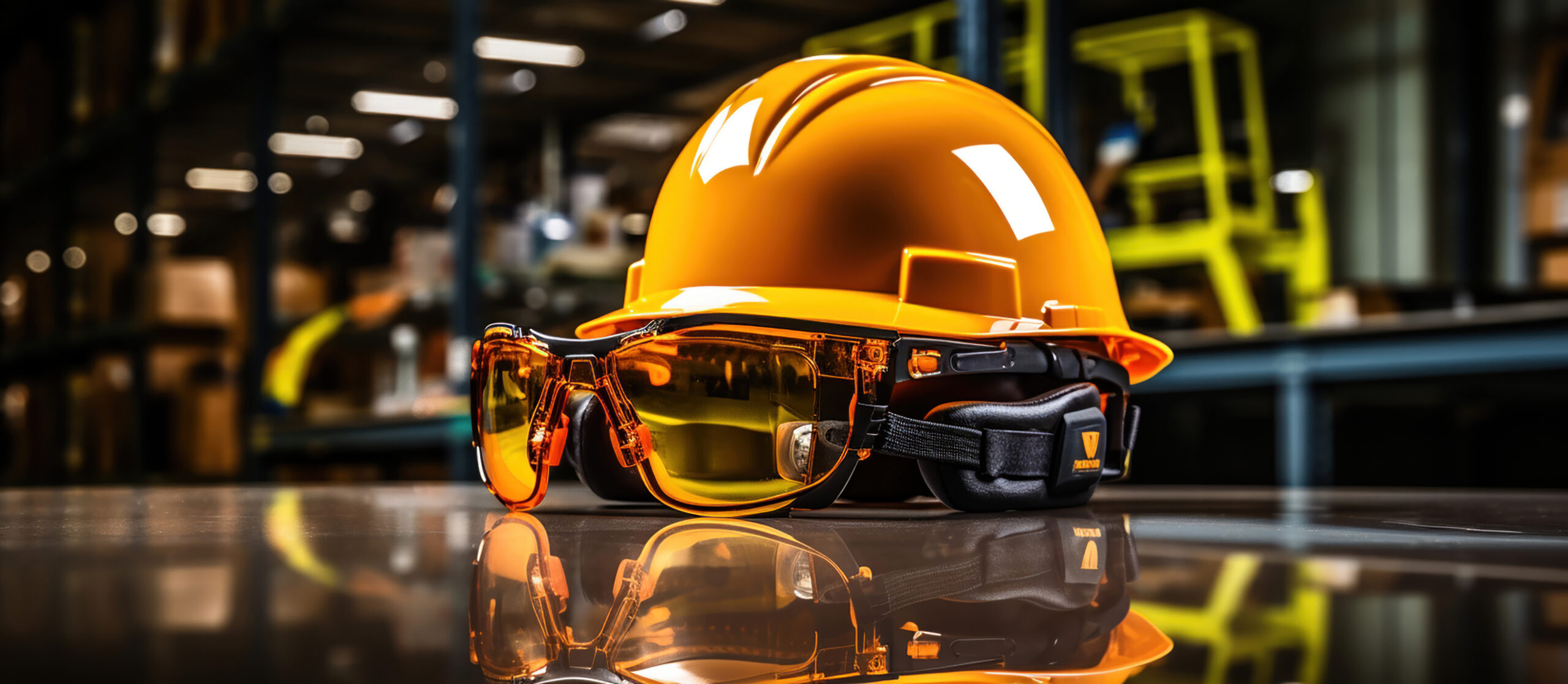 Protective equipment ensures safety at work.